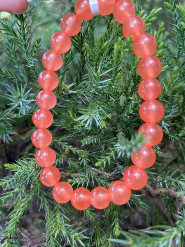 Chalcedony bracelets,orange chalcedony jewelry,  gemstones - Image 3