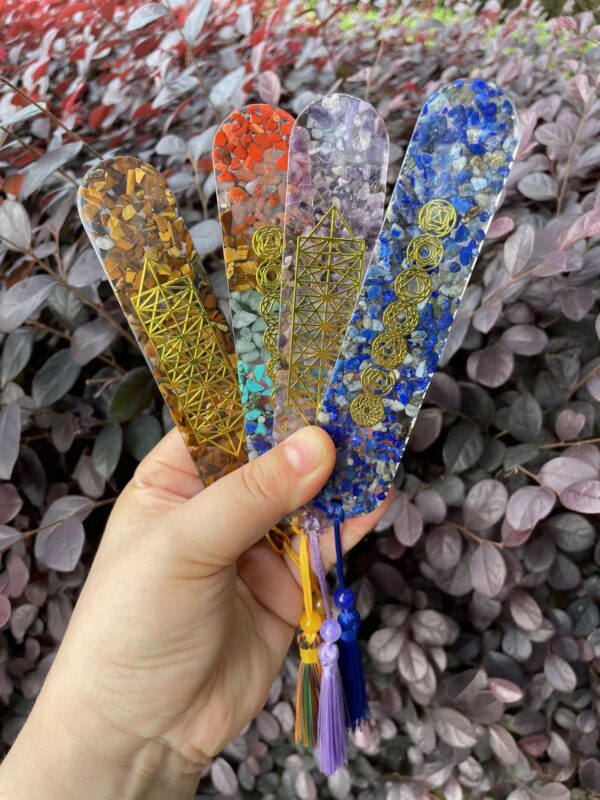 Handmade Gemstone Bookmark ，Elegant Crystal Bookmark - Image 7