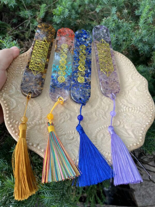Handmade Gemstone Bookmark ，Elegant Crystal Bookmark - Image 8