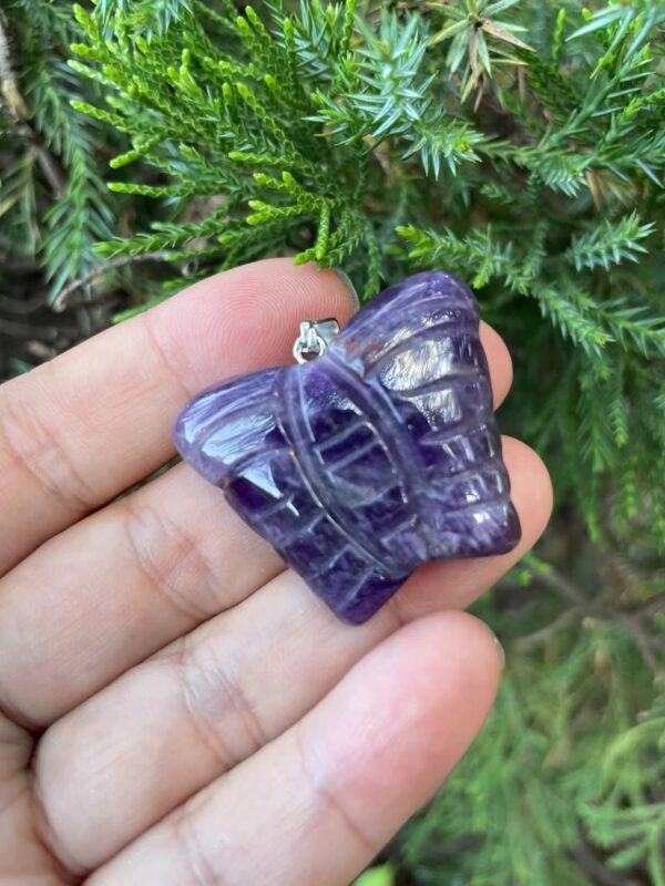 Crystal butterfly Shape Healing ,Natural Crystal Pendants Butterfly - Image 11