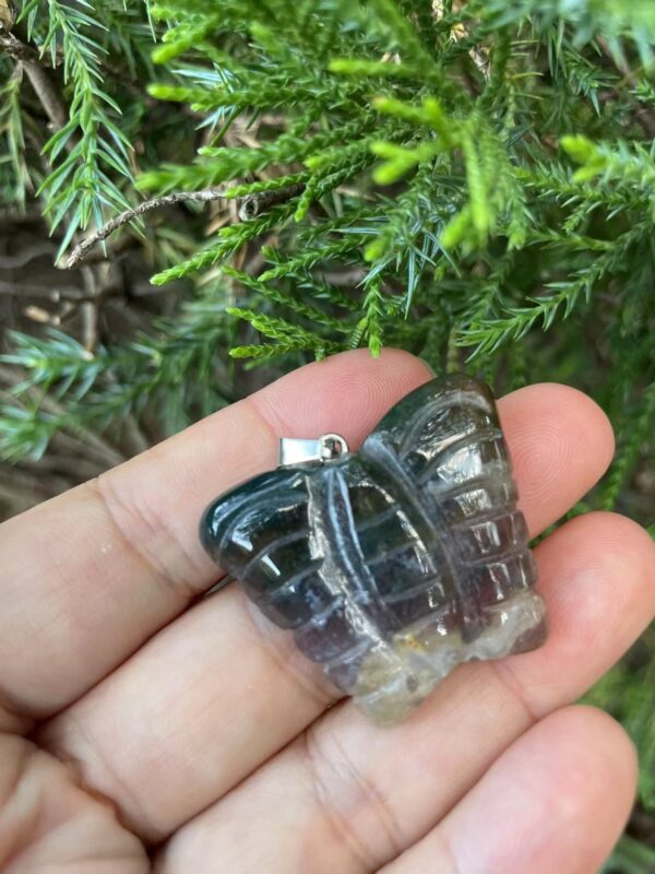 Crystal butterfly Shape Healing ,Natural Crystal Pendants Butterfly - Image 8