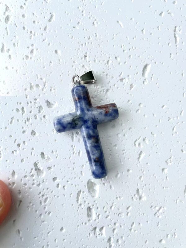 cross crystal pendant,healing cross pendant,spiritual necklace - Image 4