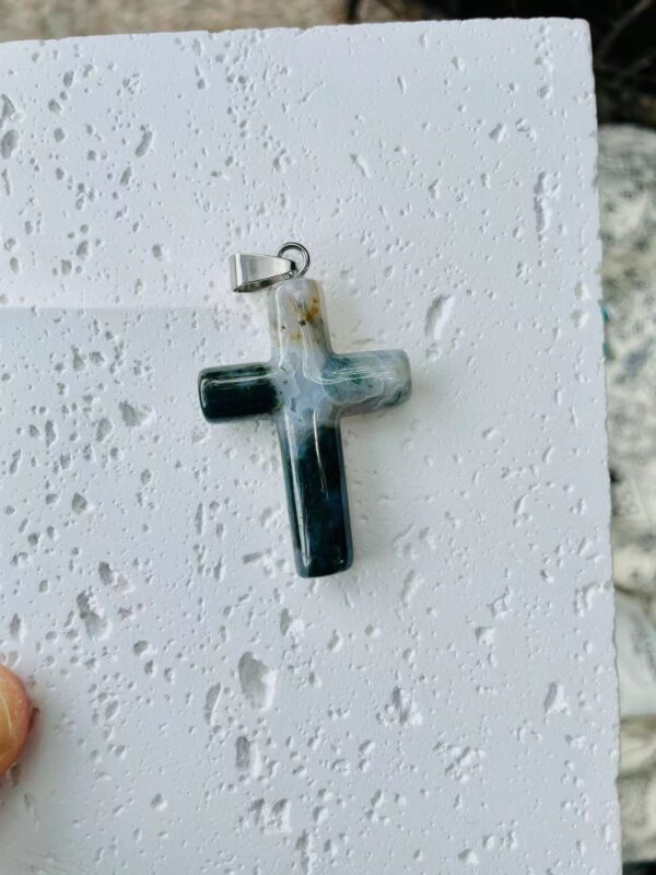 cross crystal pendant,healing cross pendant,spiritual necklace - Image 5