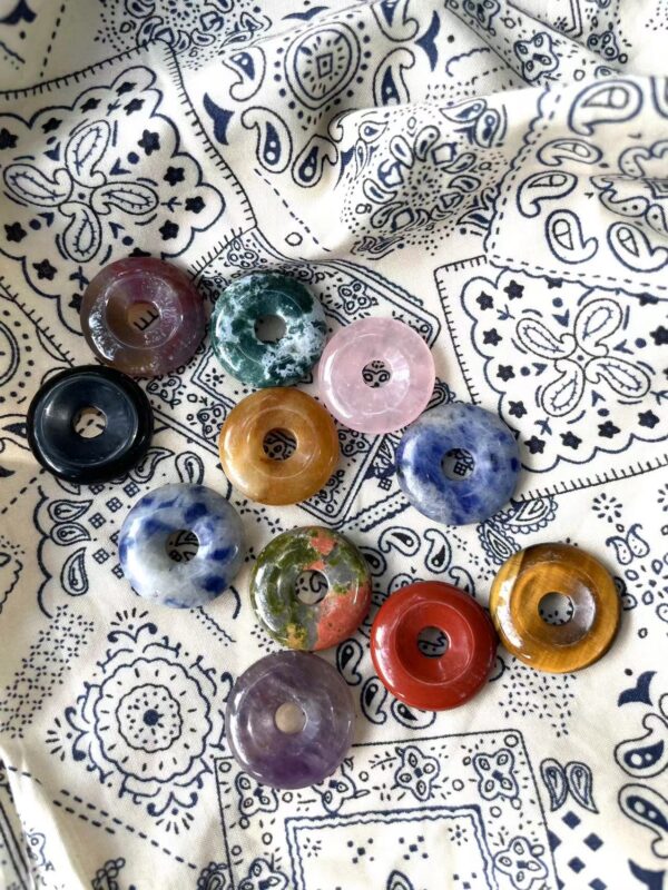 crystal donut pendant,crystal donut beads,crystal donut stone