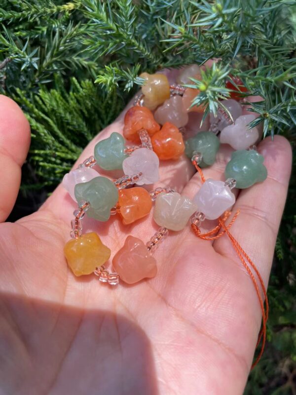 aventurine tulip beads,aventutine crystal beads - Image 6