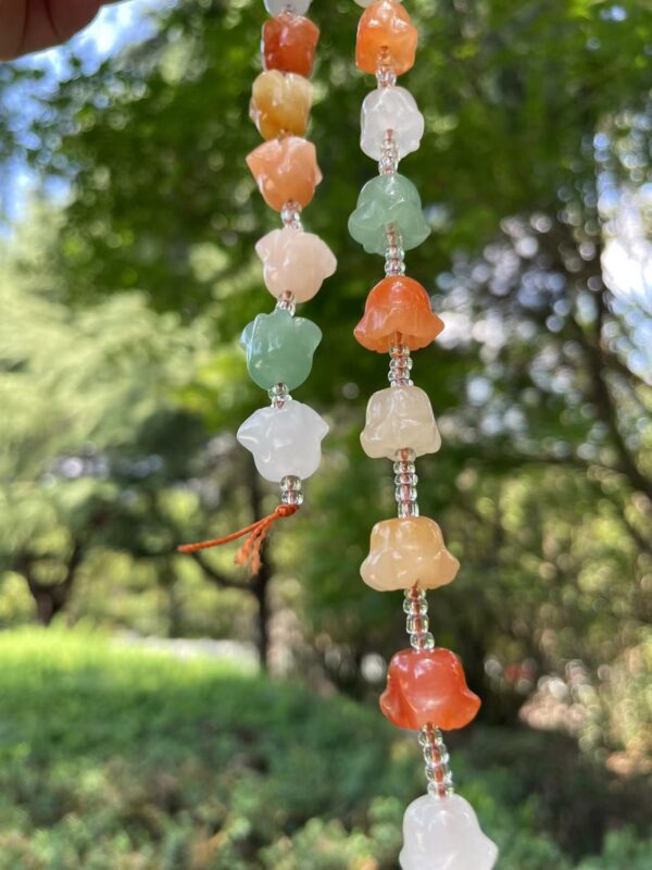 aventurine tulip beads,aventutine crystal beads - Image 7