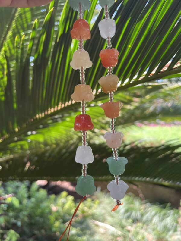 aventurine tulip beads,aventutine crystal beads - Image 5