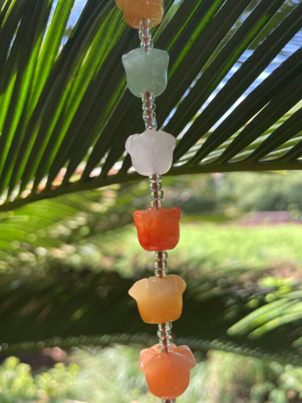 aventurine tulip beads,aventutine crystal beads - Image 4