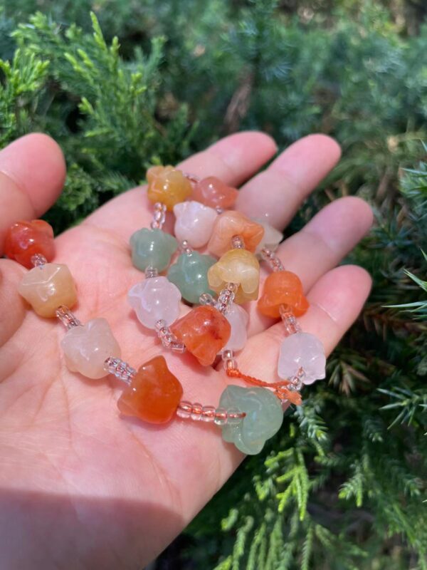aventurine tulip beads,aventutine crystal beads - Image 8