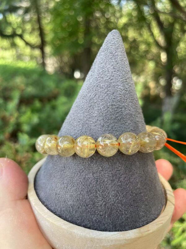 Rutile quartz energy bracelet