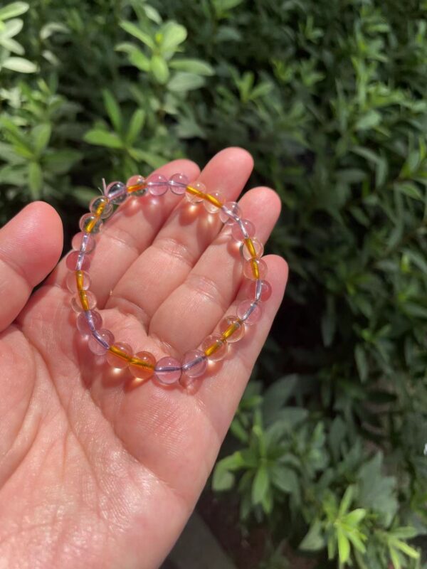 AMETRINE Citrine Amethyst Crystal Bracelet