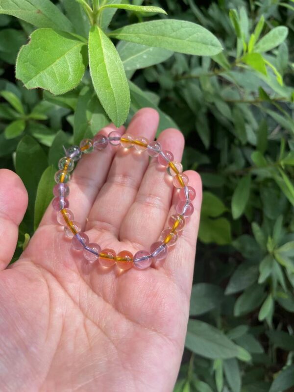 AMETRINE Citrine Amethyst Crystal Bracelet