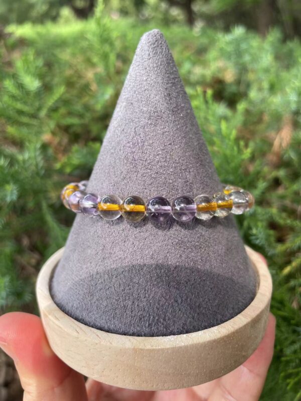 AMETRINE Citrine Amethyst Crystal Bracelet