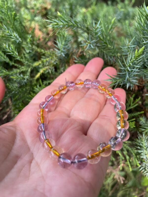 AMETRINE Citrine Amethyst Crystal Bracelet