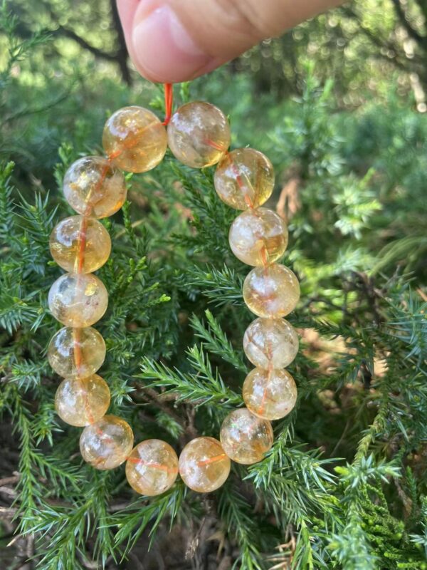 Golden Healer Quartz Bracelets,Yellow healing crystal bracelet - Image 6