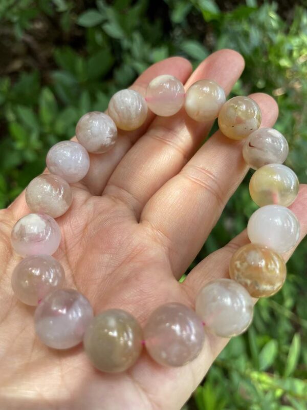 Natural Flower Agate jewelry