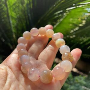 Flower Agate Bracelets