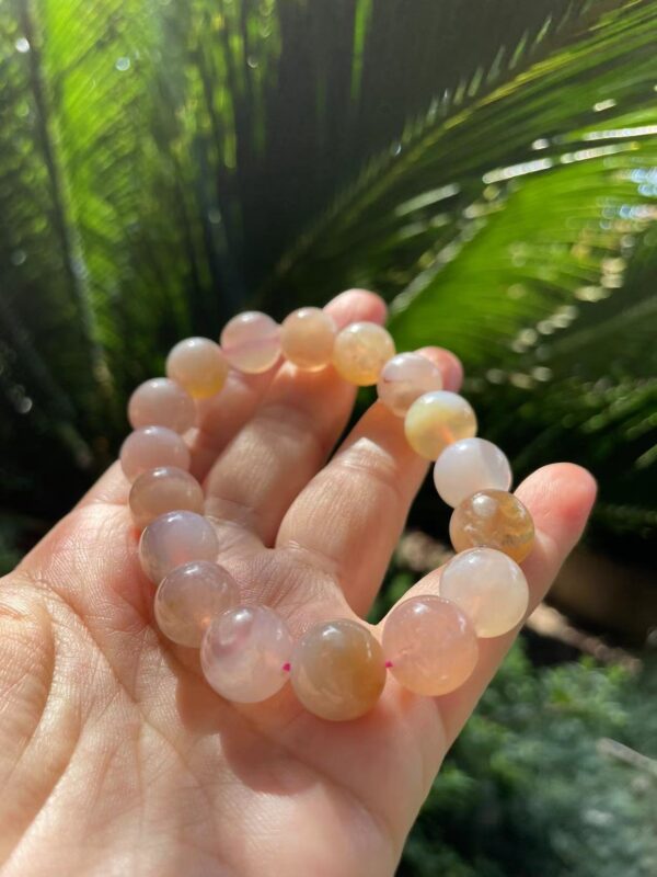Flower Agate Bracelets