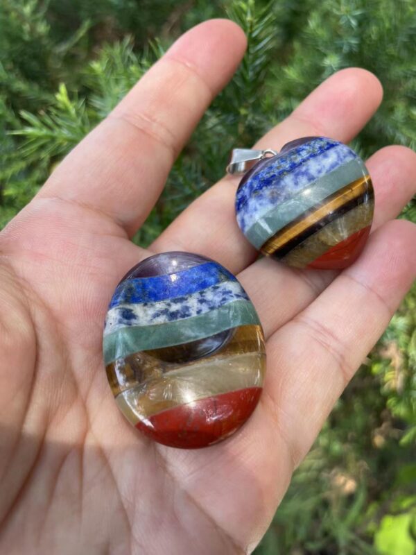 chakra pendant,chakra stone,chakra healing crystal for gift