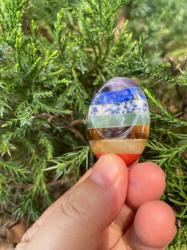 chakra hand stone