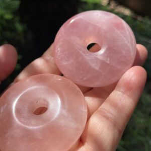 Genuine rose quartz