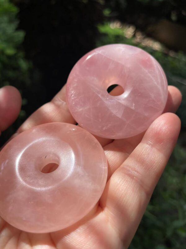 Genuine rose quartz