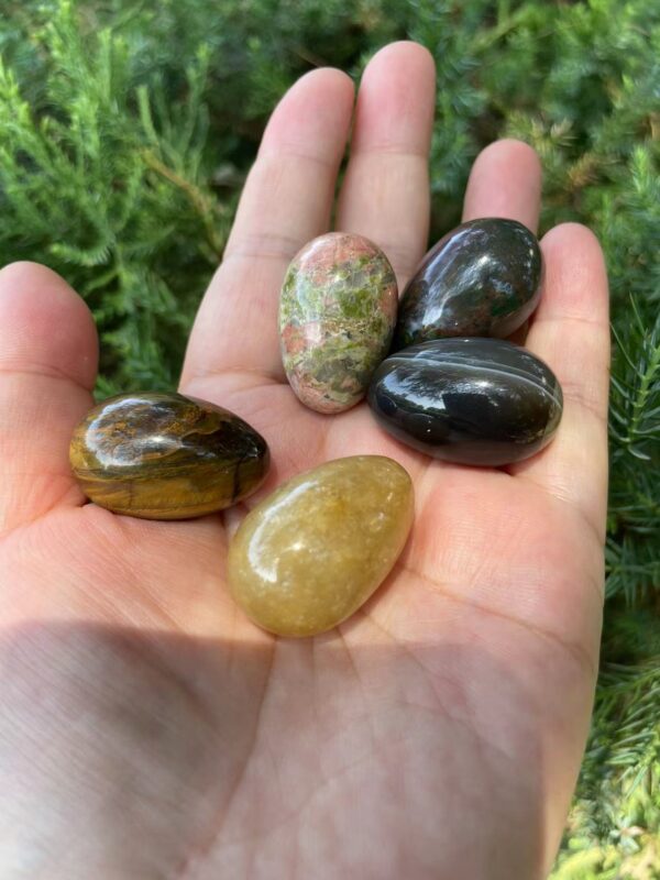 Chakra balancing crystal eggs