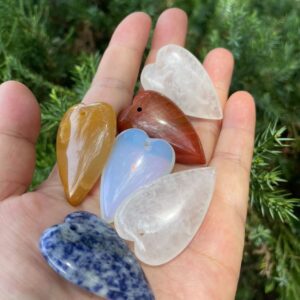 Heart crystal pendant,Handmade heart crystal pendant,Love