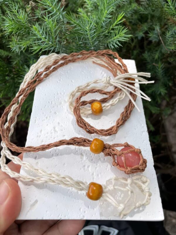 Healing Stone Net Pendant