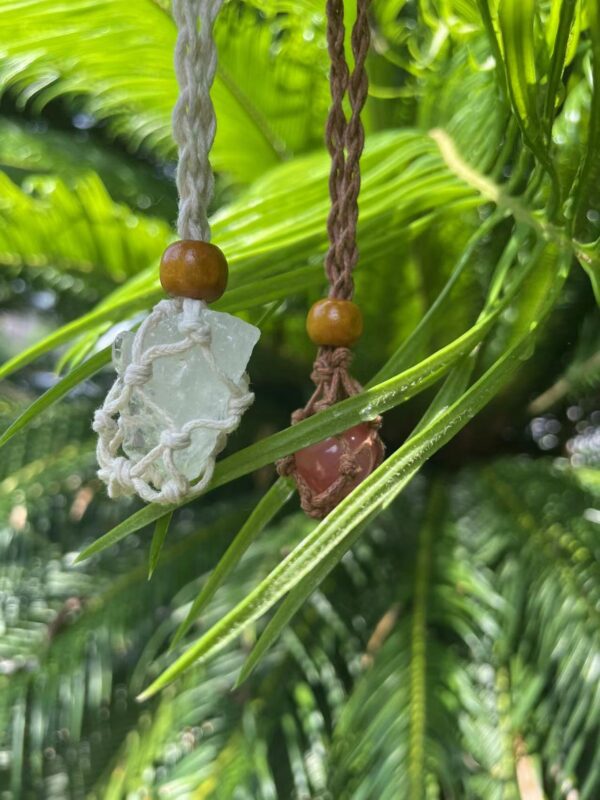 Healing Stone Net Pendant