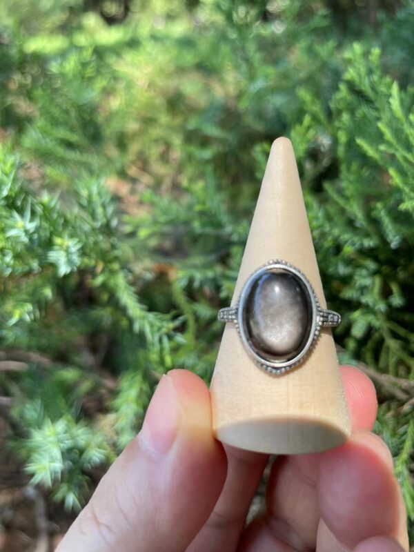 Chakra balancing crystal ring