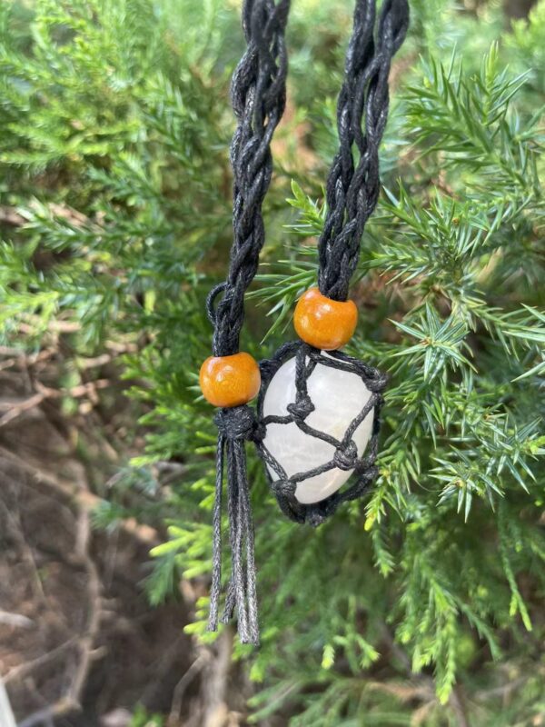 Gemstone Net Holder,Handmade Crystal Net Jewelry,Healing - Image 14