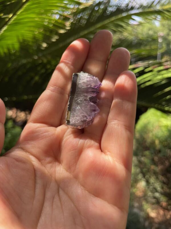Amethyst birthstone necklace