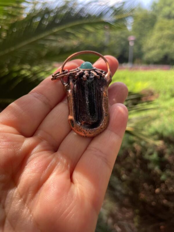 Rough Copper pendant