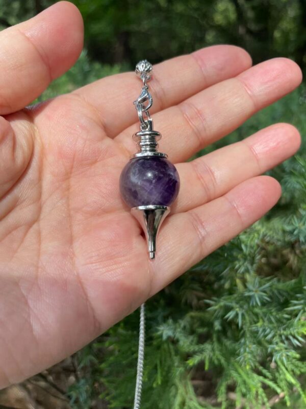 Energy healing pendulum necklace