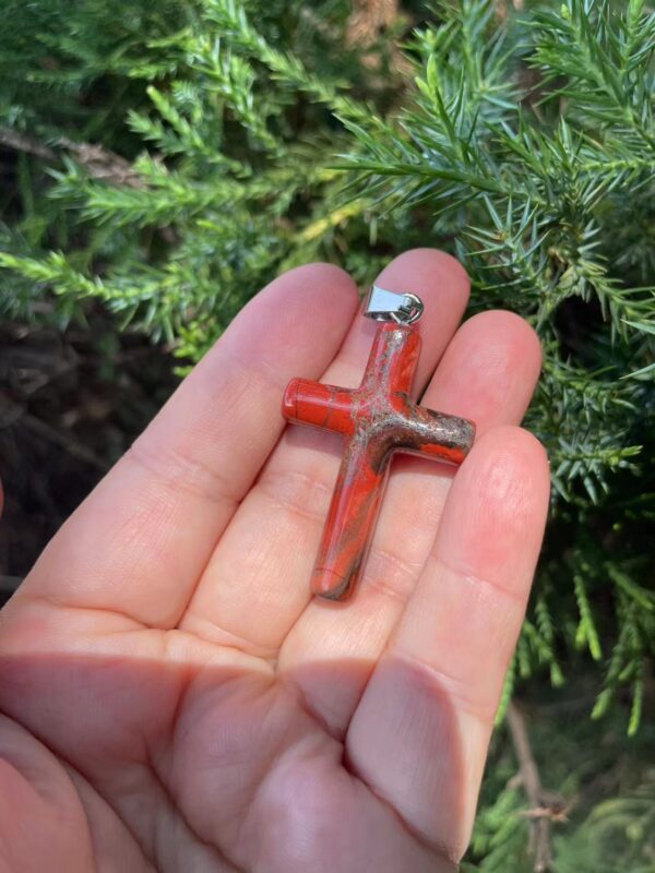 Spiritual cross pendant